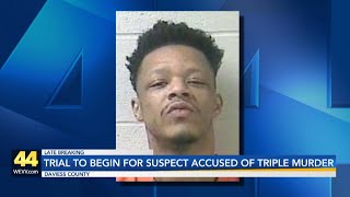 Trial to begin for suspect in triple murder investigation