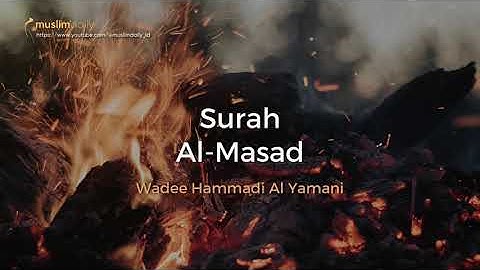 Surah Al-Masad سورة المسد Merdu (Arab dan Terjemahan) - Wadee Hammadi Al Yamani