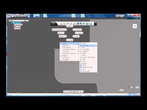 Autodesk 123D beta 9 Sketch Feature - Fillet - Elipse