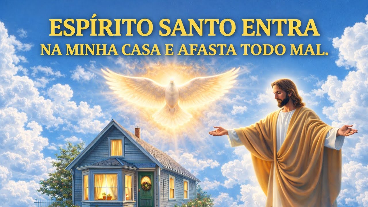 ESPÍRITO SANTO ENTRA NA MINHA CASA E AFASTA TODO MAL QUE ESTÁ ME IMPEDINDO DE PROSSEGUIR.