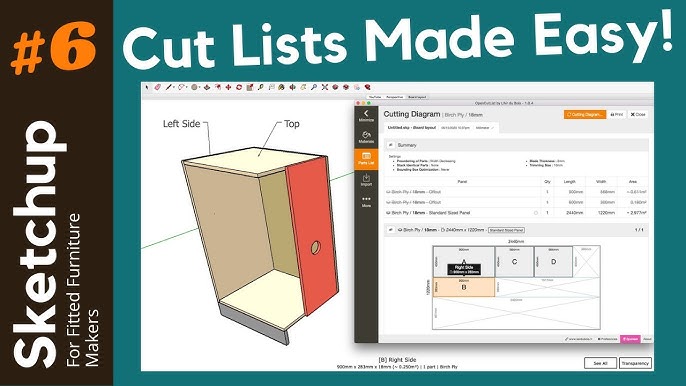 Very Basic Cut List Software For Those