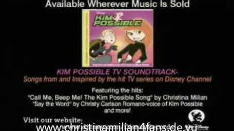 Thumbnail of KIM POSSIBLE "Call Me Beep Me REVERSED (2002) Christina Milian