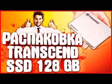 РАСПАКОВКА SSD ДИСКА TRANSCEND 128 GB Premium (TS128GSSD360S)