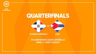 Dominican Republic vs Cuba | 2024 Concacaf Futsal Championship