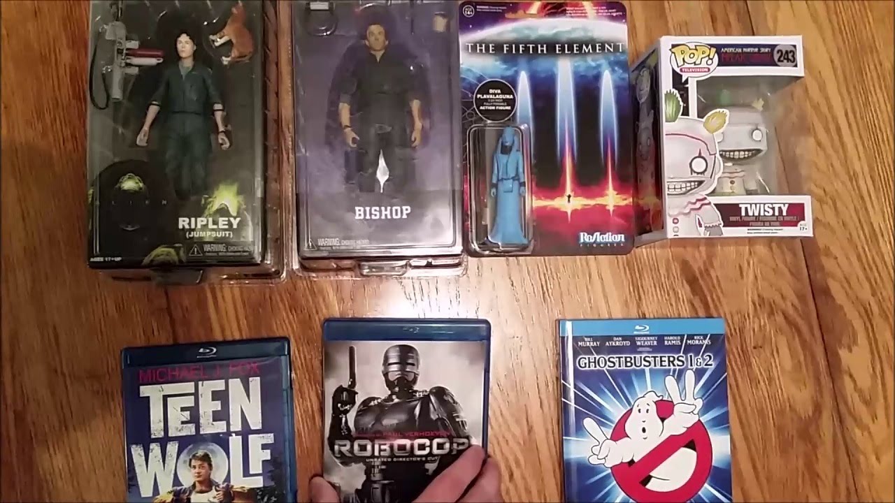 2015 Birthday Gifts-Alien+American Horror Story+5th element figures+80s