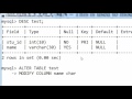 Alter Table Modify Column Size