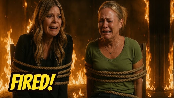 Sharon and Phyllis trapped and burned by Cane - begging to be saved Young  And The Restless Spoilers