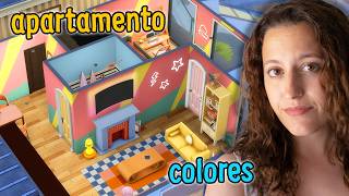 EL APARTAMENTO MÁS COLORIDO 🌈 LOS SIMS 4 GAMEPLAY EN ESPAÑOL