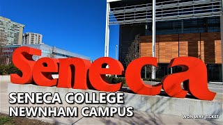 [4K] 🇨🇦 Toronto Walk - Seneca College Newnham (Finch) Campus Walking Tour | Ontario Canada