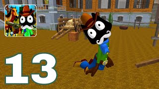 Cat Cowboy Cartoon Neighbor Escape Gameplay Level 13 screenshot 5
