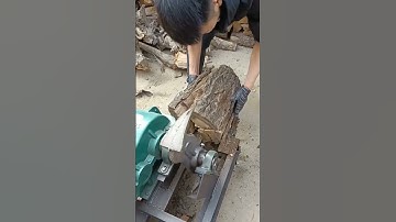 Wood Splitting Machine Works Perfectly #shorts