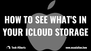 كيف ترى ما يوجد في تخزين iCloud الخاص بك: Tech #Shorts screenshot 5