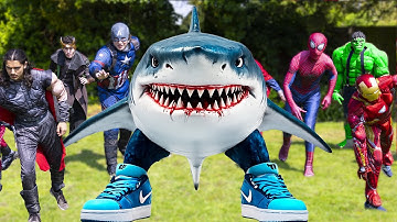 Superheroes VS Brainrot - Squid Game!