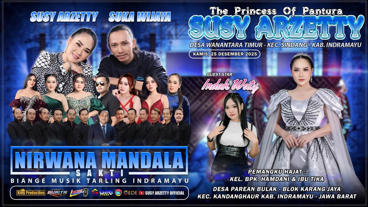LIVE NIRWANA MANDALA SAKTI SUSY ARZETTY | KAMIS, 25 DESEMBER 2025 | BULAK - KANDANGHAUR [MALAM]