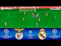 FIFA 23 | Benfica vs Real Madrid - UEFA Champions League 2023 Semi-Final | PC Gameplay