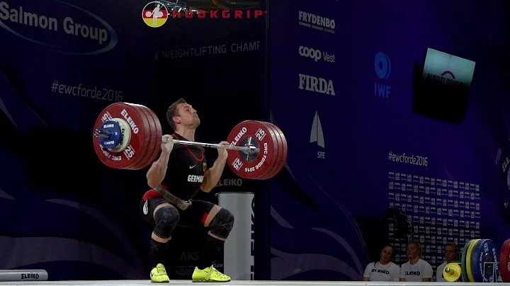 Tom Schwarzbach (85) - 189kg Clean and Jerk @ 2016...