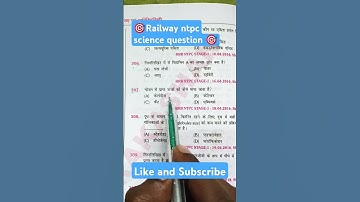 🚇Railway ntpc previous year paper question, group d question #rrb #ntpc #motivation #science #shorts