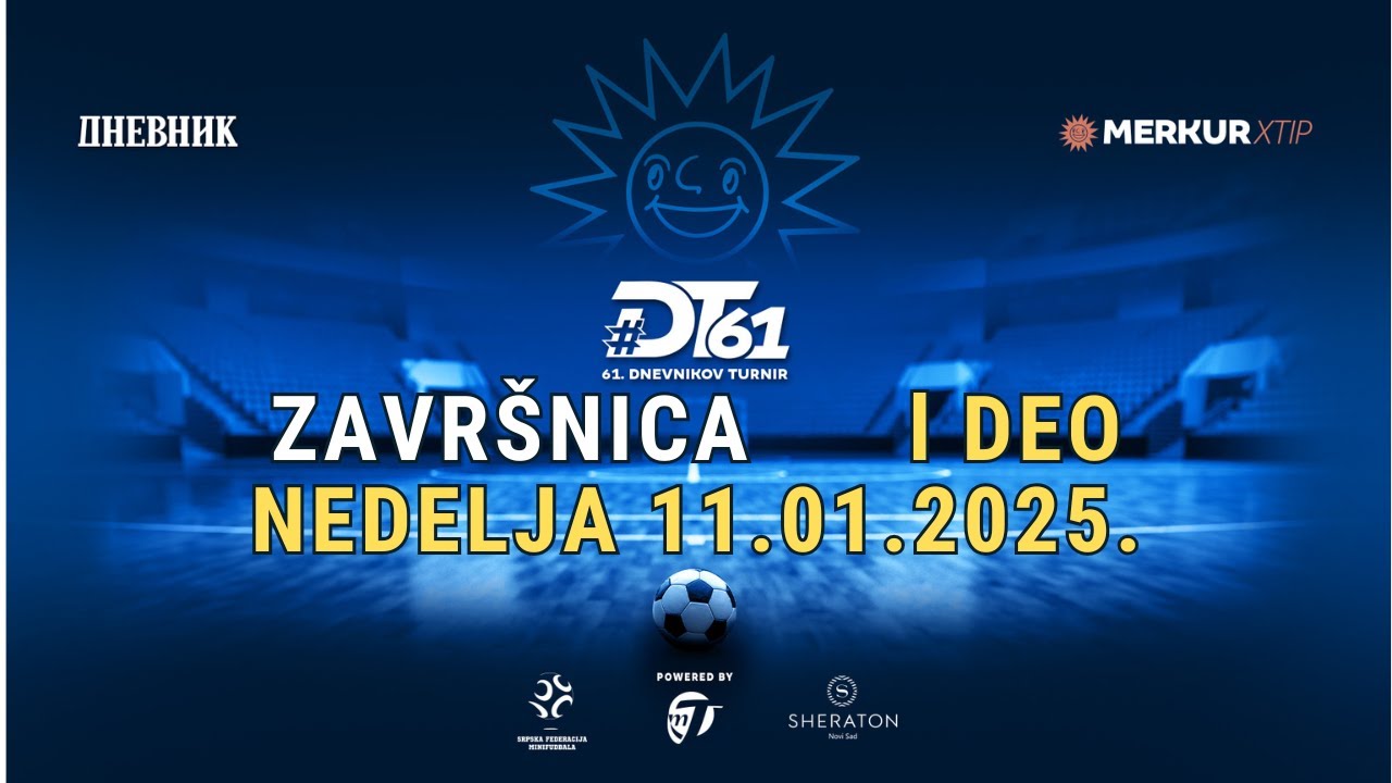 61. DNEVNIKOV TURNIR (Nedelja, 11.01.2026.) Prvi deo