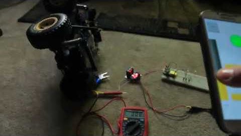 ESP8266 Wifi/Internet Controlled Car/Robot Lm298 Motor Driver test 01