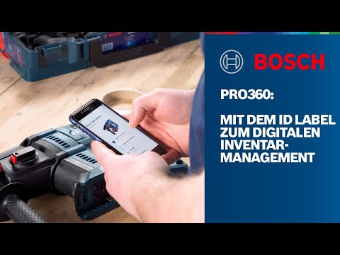 Bosch Professional PRO360 – ID Label für dein Inventarmanagement