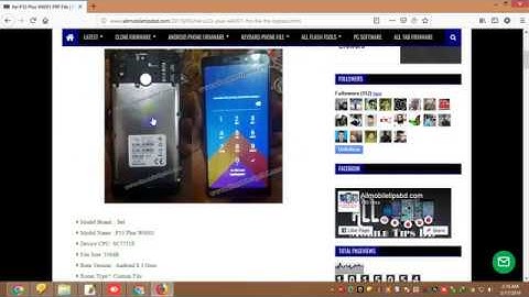 Itel P33 Plus W6001 FRP File | FRP Bypass Reset File | SPD 8.1 Only 10MB File & Tools Without Box