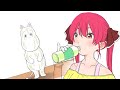 【手描き】マリン船長とムーミン。【宝鐘マリン/切り抜き漫画(1話目)/ホロライブ】