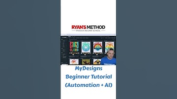 MyDesigns Beginner Tutorial (Print on Demand Automation + AI) #shorts