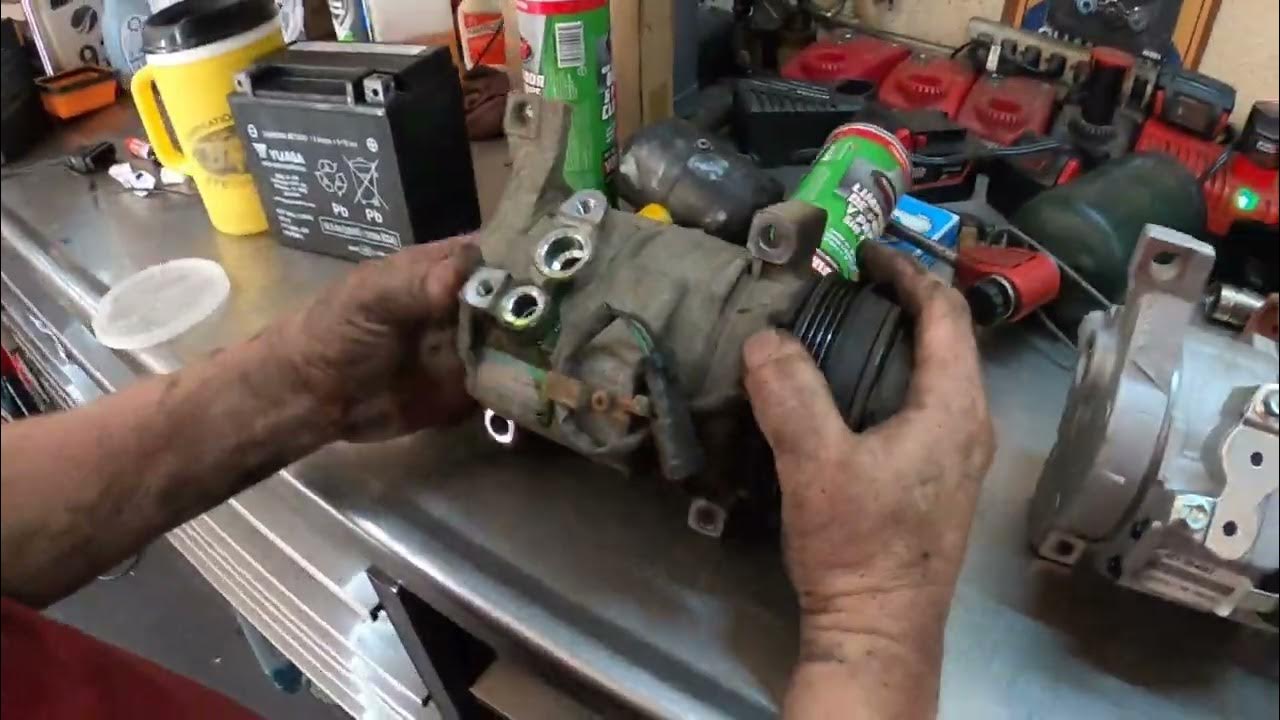 2003 GMC Sierra/Chevy Silverado 2500HD 8.1L A/C Compressor Removal