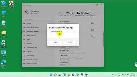 Cách Đổi DNS Google wifi trên Windows 11 để xem phim