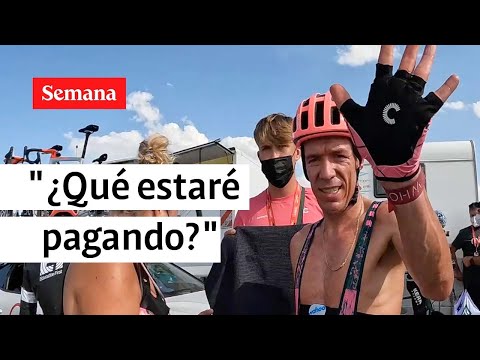 Las piernas de Rigoberto Urán evidencian la dureza del ascenso a Les Praeres | Vuelta a España 2022