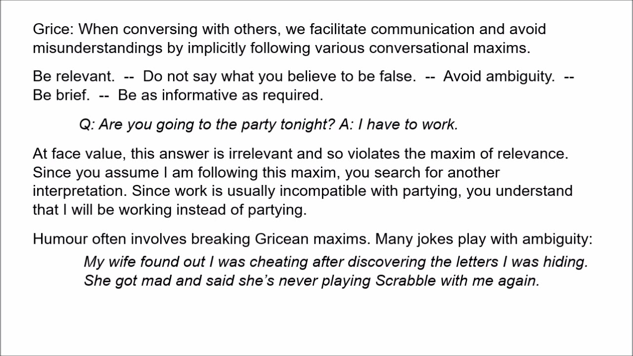 Philosophy of Humour 2