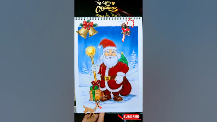 Merry Christmas #santaclaus #drawing #artist #shorts #viral #merrychristmas #tranding #youtube