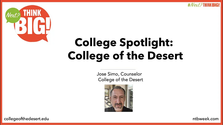 College Spotlight: College of the Desert with Coun...