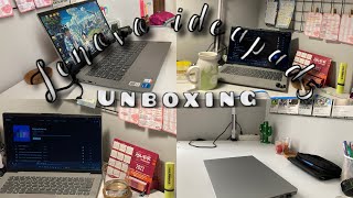 Lenovo ideapad 5 unboxing |SETUP + OTHERS |asmr aesthetic unboxig ^_^