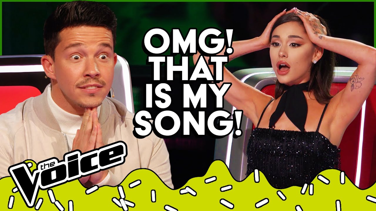 Surprising the Coaches with their OWN SONGS in the Blind Auditions of The Voice  Top 10