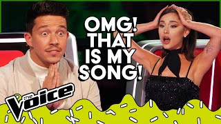 Surprising the Coaches with their OWN SONGS in the Blind Auditions of The Voice | Top 10 screenshot 5