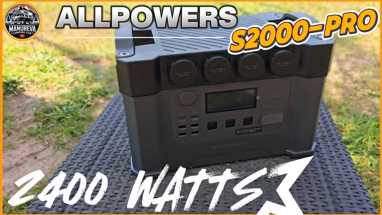 ALLPOWERS-Centrale électrique avec panneau solaire