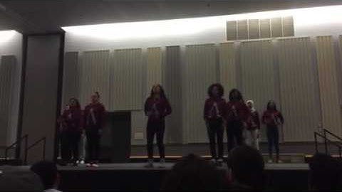 Lambda Theta Alpha: UD Meet the Greeks SP16: DPi Lambda Lady Salute LTA