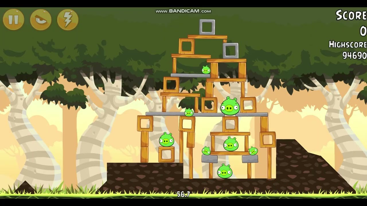 Angry birds free Levels leftover in angry birds 5.0.1 game on PC (free Like video)