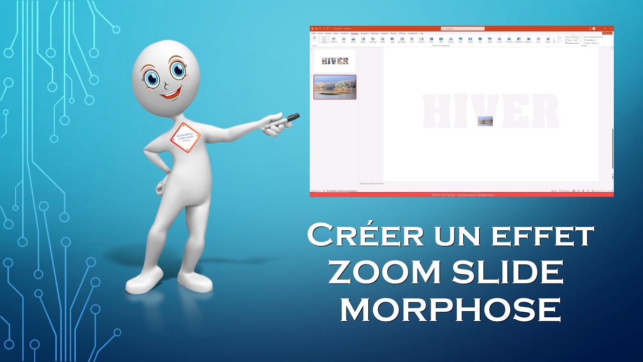 📕 Tutoriel PowerPoint 2021: Créer un effet de texte "zoom slide