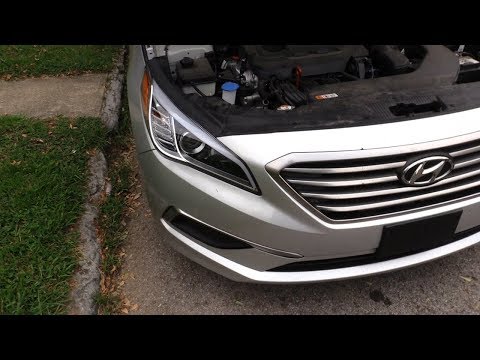 Hyundai Sonata Headlight Change 2017. Easy