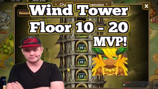 Easiest Tower! Wind Floor 10 - 20 Guide - Challenge of Ascension (CoA) - Summoners War