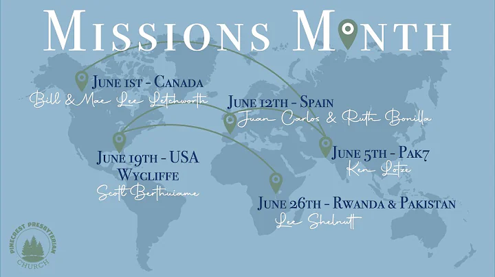 June 12, 2022 | Missions Month: Juan Carlos & Ruth...