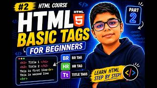 HTML Basic Tags Tutorial #2 | BR Tag, HR Tag & Title Tag Explained for Beginners