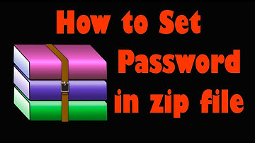 How to Set Password in zip file | Bangla tutorial
