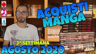 ACQUISTI MANGA AGOSTO 2020 - 3^ SETTIMANA