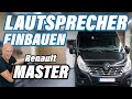 Renault Master 3 Lautsprecher Austauschen Und Türdämmung Plug Play