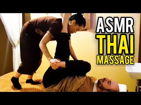 ASMR FRONT MASSAGE by THAI GIRL | ASMR BARBER
