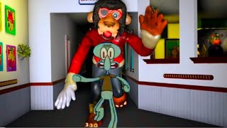 Squidward returns to night shift at Chuck e cheese 2 King Kat update