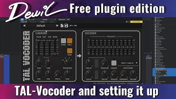 TAL-Vocoder and setting it up